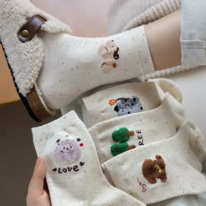 Chaussettes Kawaii d'urgence pour femmes