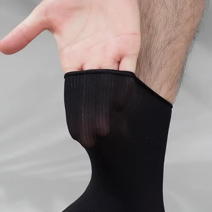 Chaussettes longues et fines pour hommes