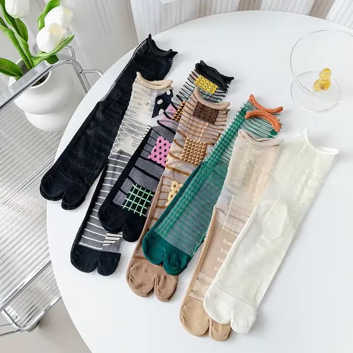 Chaussettes à deux orteils pour femmes