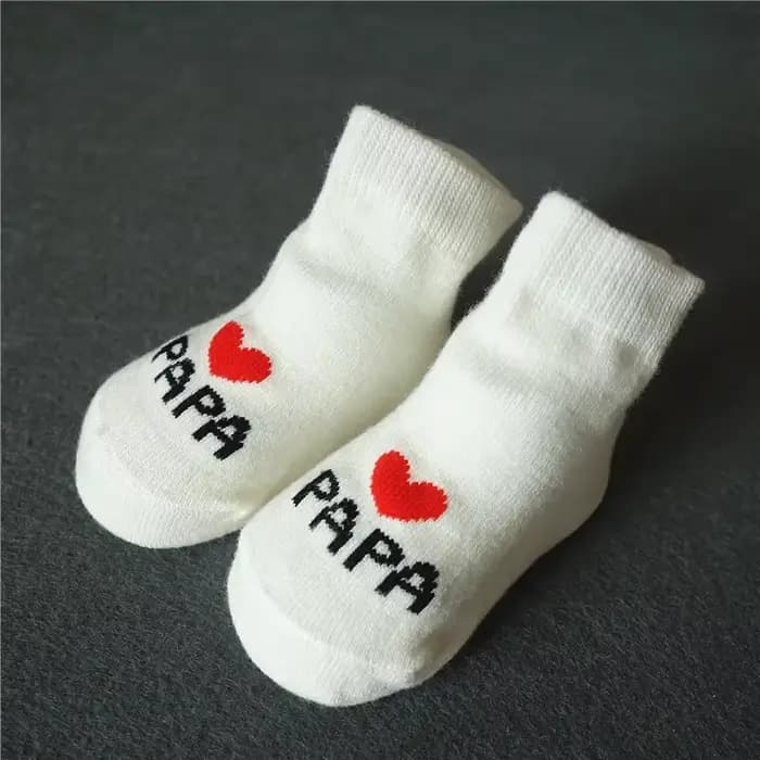 Chaussettes en coton pour nouveau-né
