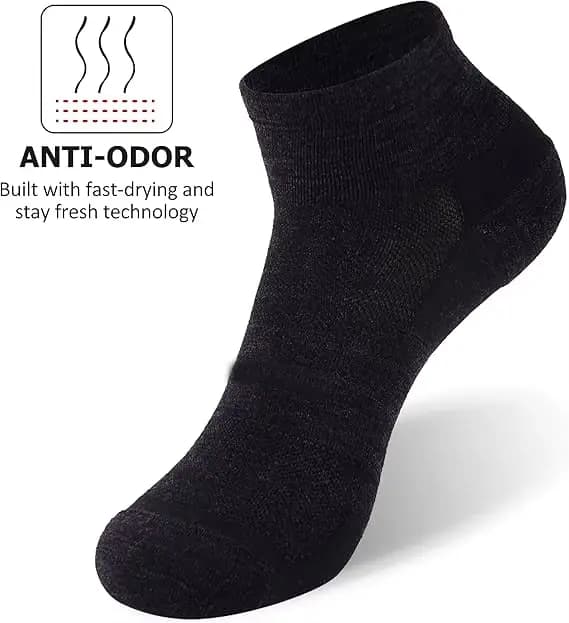 65% laine mérinos cheville chaussettes hommes femmes