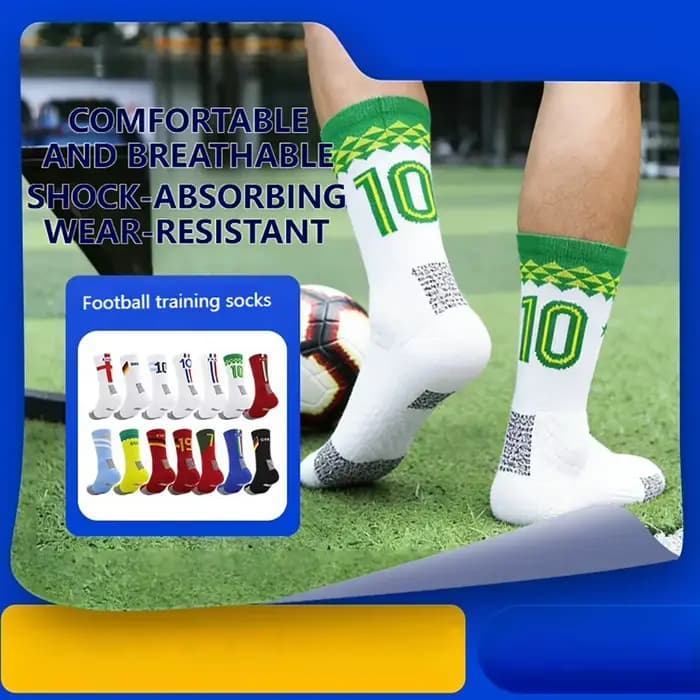 LOOGDEEL Chaussettes de football professionnelles pour l'entraînement d'équipe