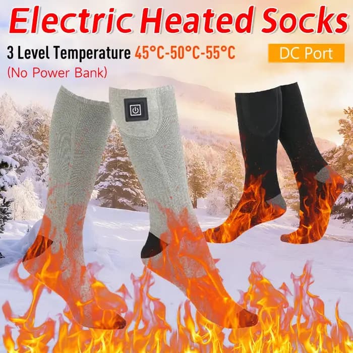 Chaussettes chauffantes d'hiver