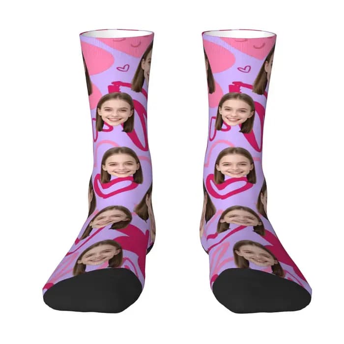 Chaussettes avatar personnalisées pour femmes