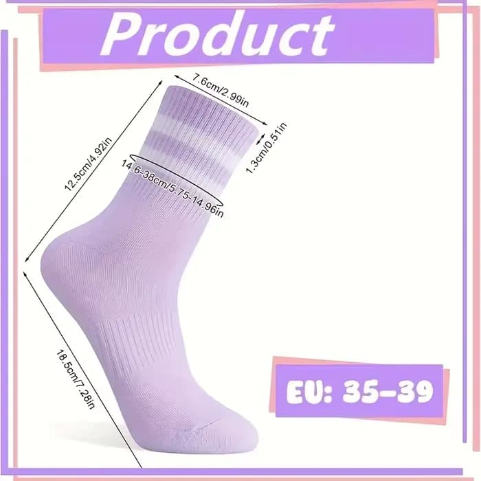 6 paires de chaussettes femmes