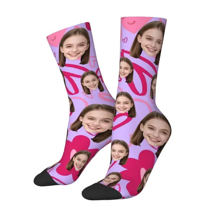 Chaussettes avatar personnalisées pour femmes