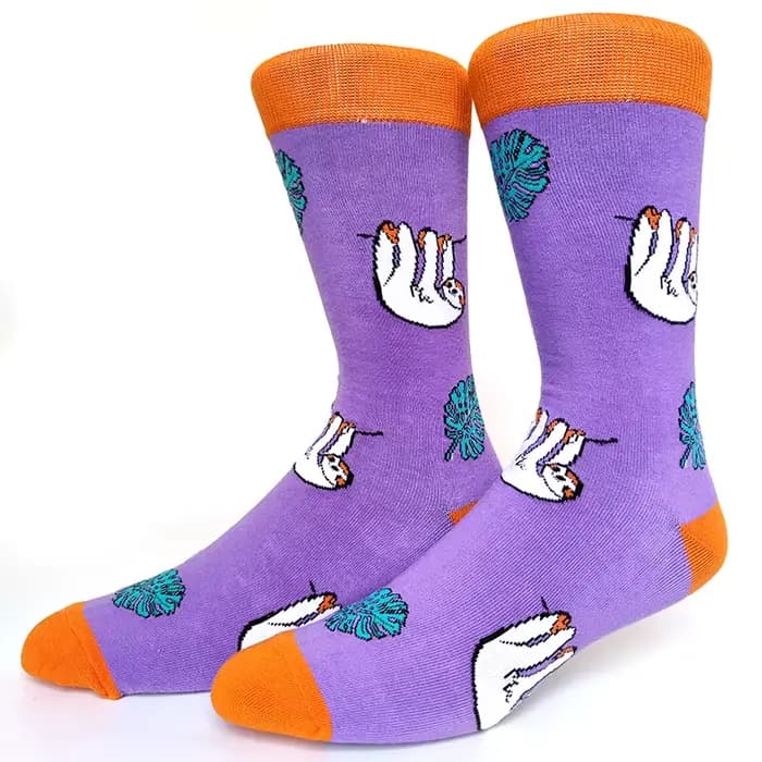 Heureux chaussettes drôles Cool coloré hommes