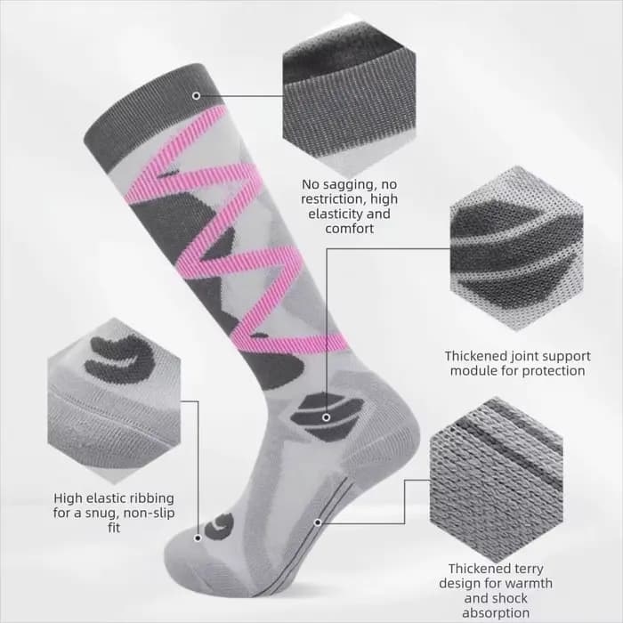 Chaussettes de ski absorbant la transpiration