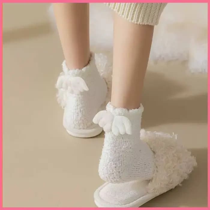 Chaussettes épaisses en coton doux pour femmes