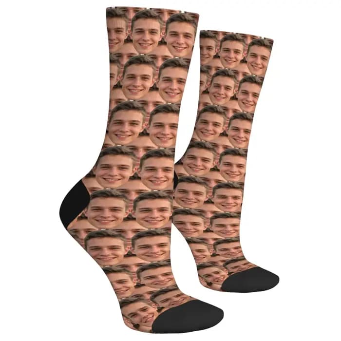Chaussettes personnalisées avec photo