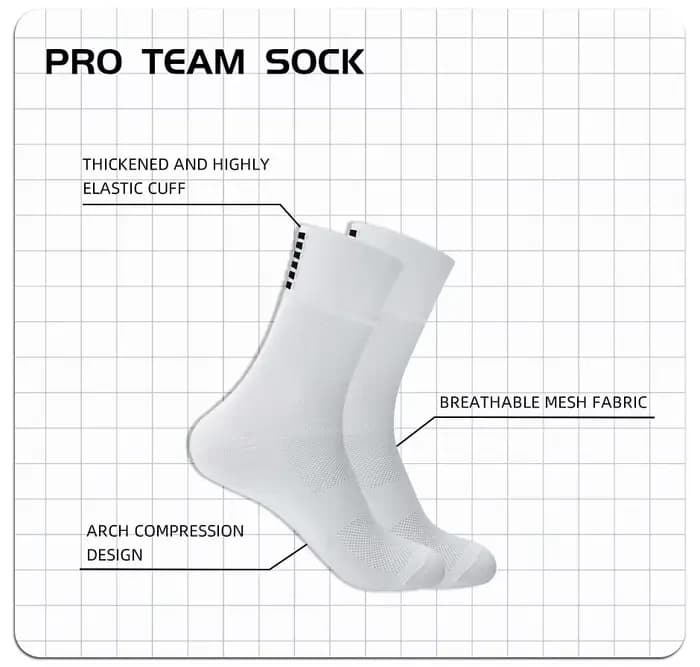 Chaussettes de sport respirantes pour hommes et femmes