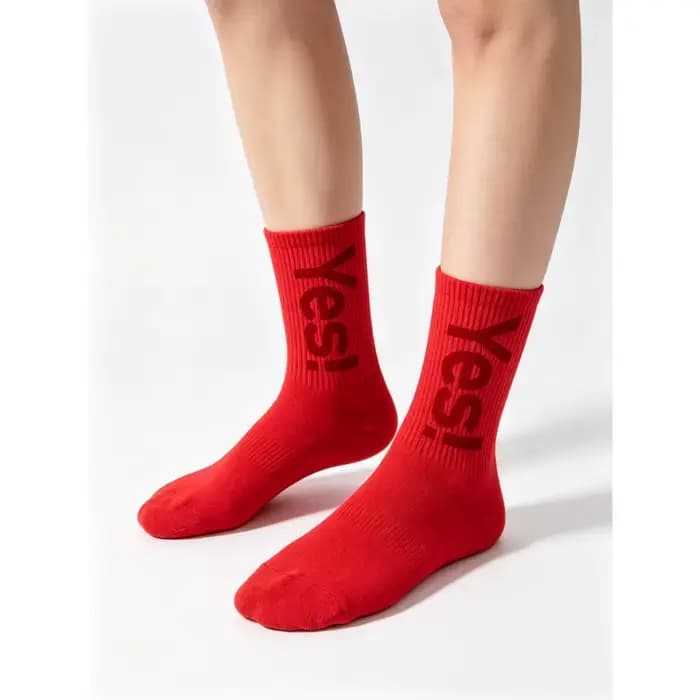 Oui! Chaussettes mi-mollet respirantes