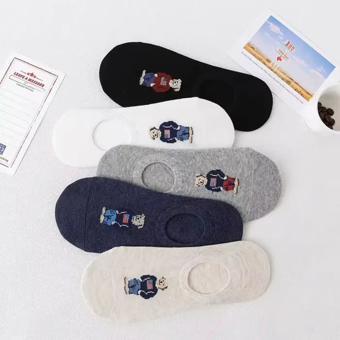 Chaussettes d'ours de dessin animé pour hommes
