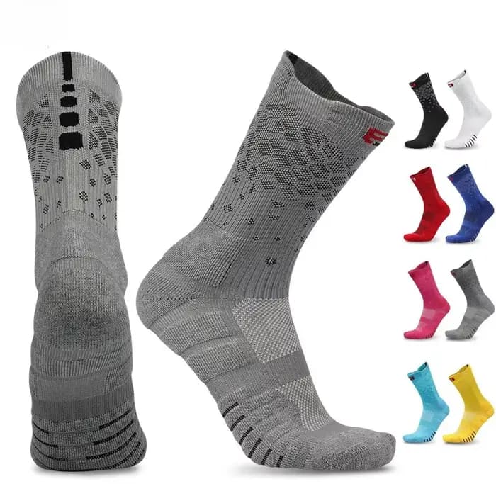 Chaussettes de sport en silicone pour homme