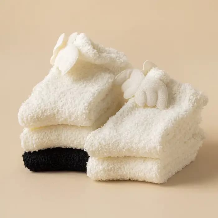 Chaussettes épaisses en coton doux pour femmes