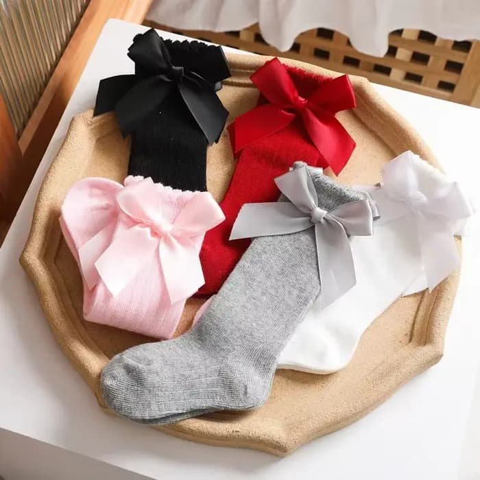 Chaussettes à gros nœud pour bébé