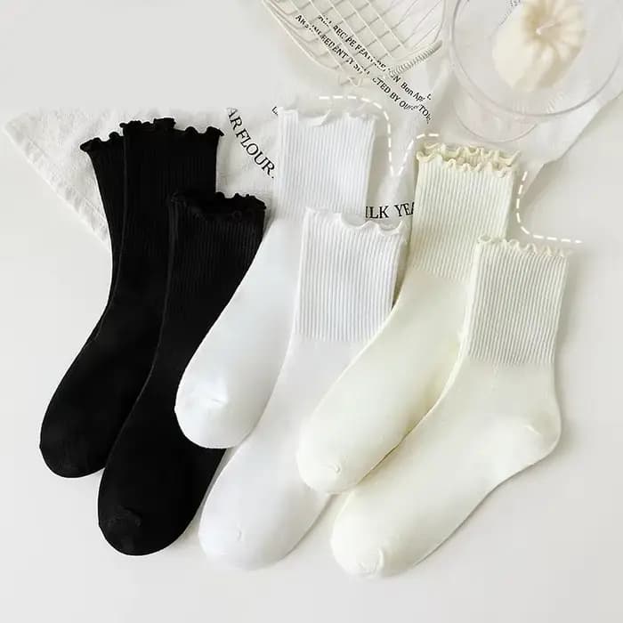 Chaussettes à volants pour femmes