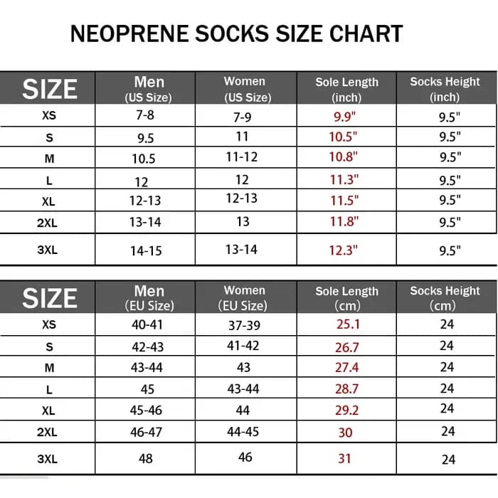 Chaussettes de pataugeoire en néoprène dense imperméable à l'eau Booties-4mm de pêche Wader's Stockingfoot pour plongée natation surf (une paire)