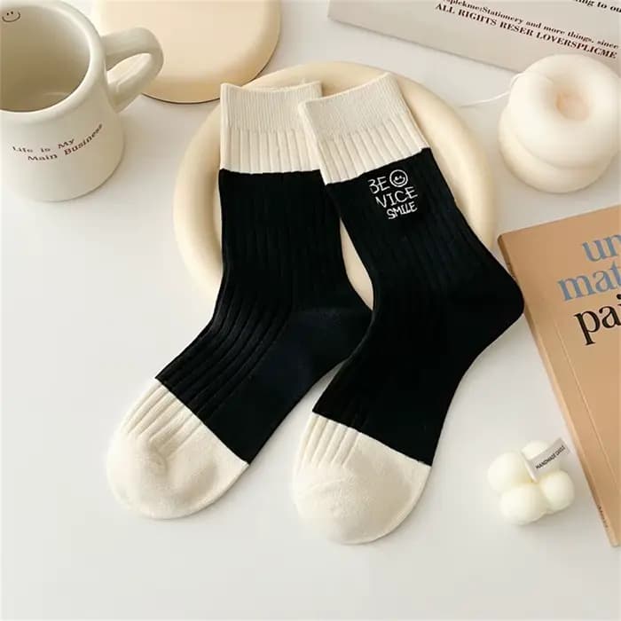 Chaussettes en molleton de coton doux pour femmes