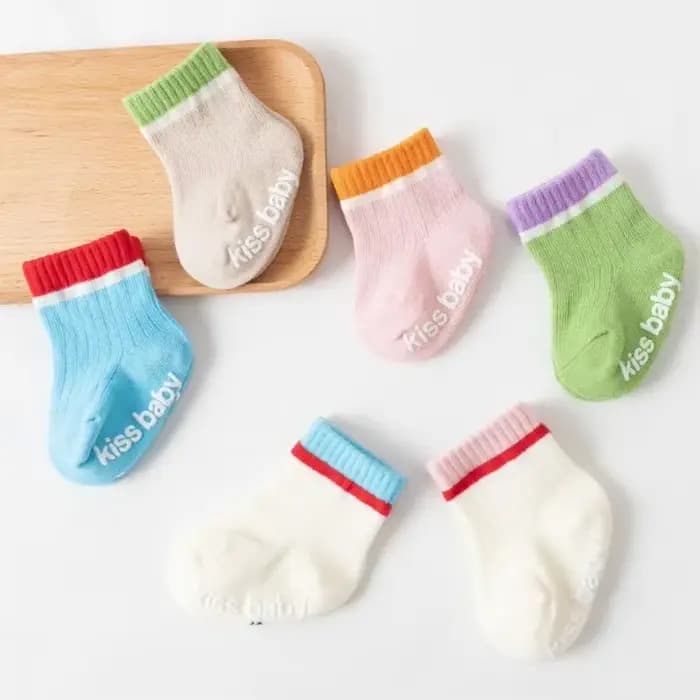 Chaussettes courtes en coton pour nouveau-né