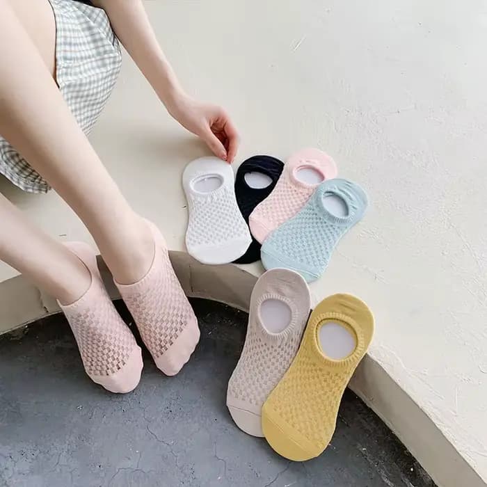 Chaussettes perforées respirantes pour femmes