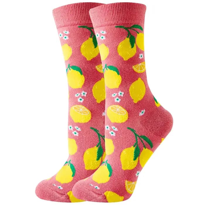 Femmes Designer mode drôle créatif Tube moyen coton femme coloré mignon motif Animal plante sport chaussette merveille chaussettes cadeau