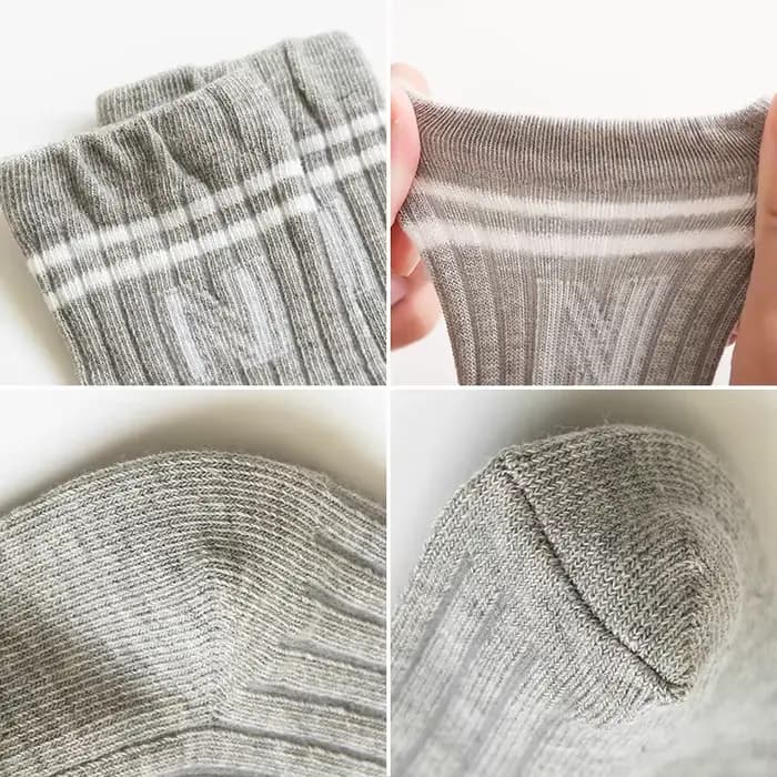 Chaussettes tricotées à rayures pour enfants de 0 à 3 ans