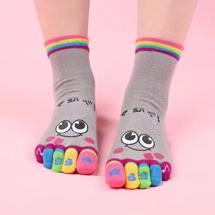 Chaussettes à cinq doigts pour femmes