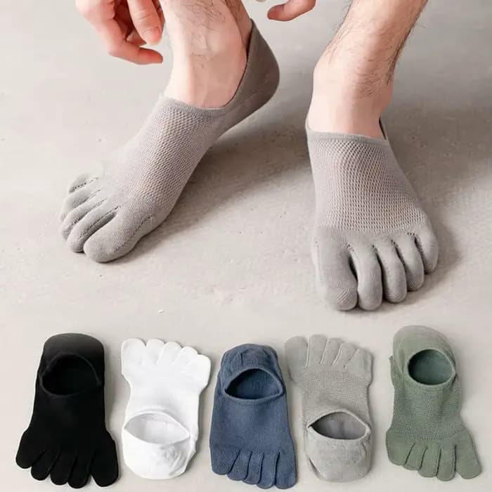 7 paires de chaussettes à cinq doigts pour hommes et femmes