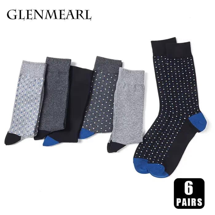 6 paires de chaussettes habillées pour hommes