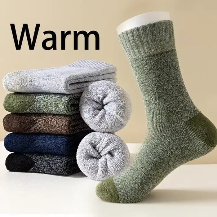 5/10 paires de chaussettes en laine mérinos pour hommes et femmes