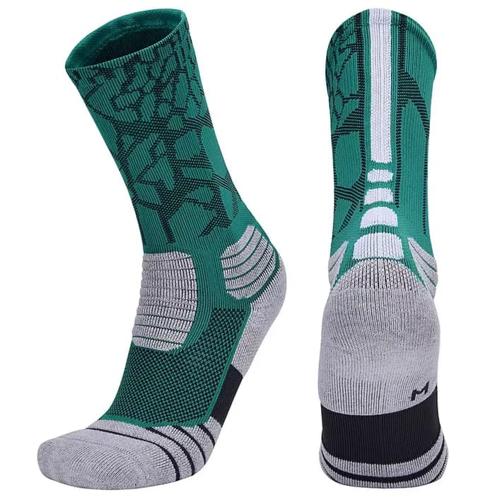Brothock chaussettes de basket-ball professionnelles, boxe elite chaussettes de sport épaisses antidérapantes durables, serviettes de skateboard bas chaussettes