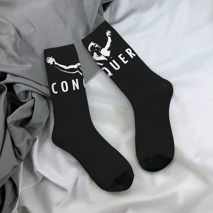 Chaussettes imprimées décontractées pour hommes et femmes