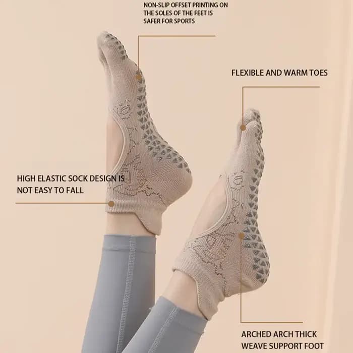 Chaussettes de Yoga à orteils pour femmes