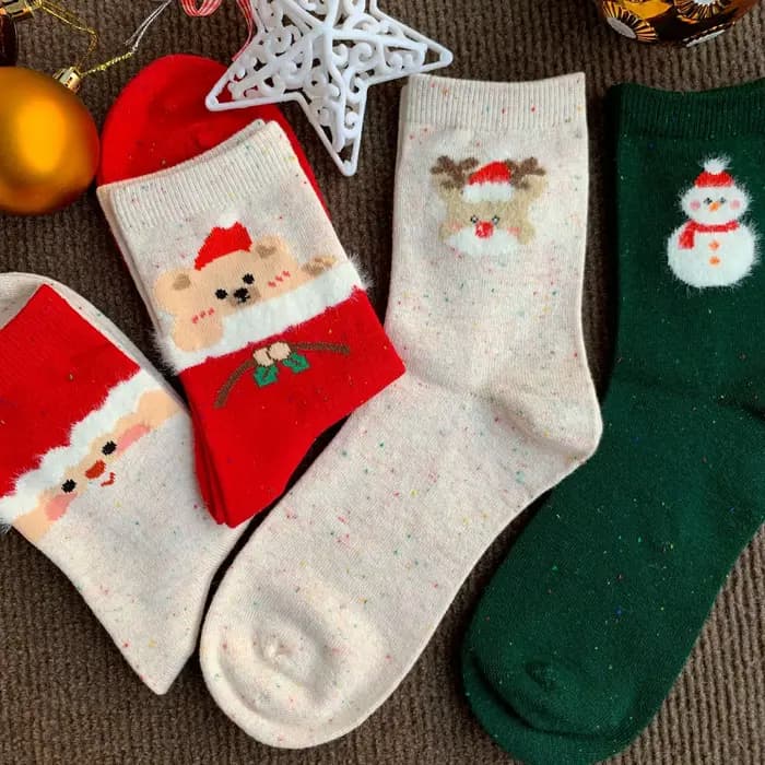 Chaussettes de noël pour hommes et femmes