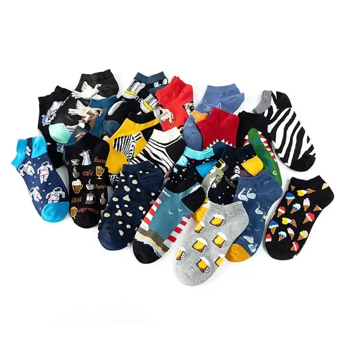 Chaussettes courtes invisibles pour hommes et femmes, chaussettes d'été de qualité, décontractées, couleur printemps, coton peigné, bateau