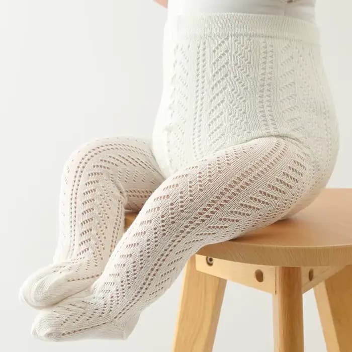 Collants fins en résille pour bébés filles