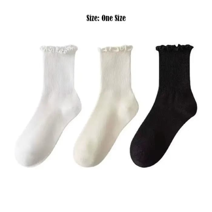 Kawaii – chaussettes à volants pour femmes