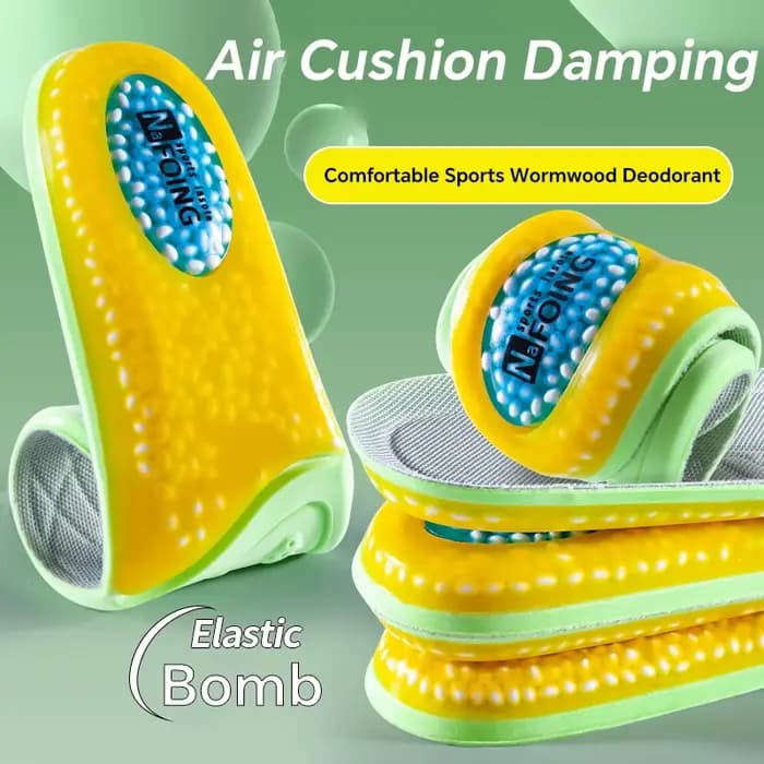 1 paire de semelles intérieures de Sport technologie nuage 4D pour chaussures