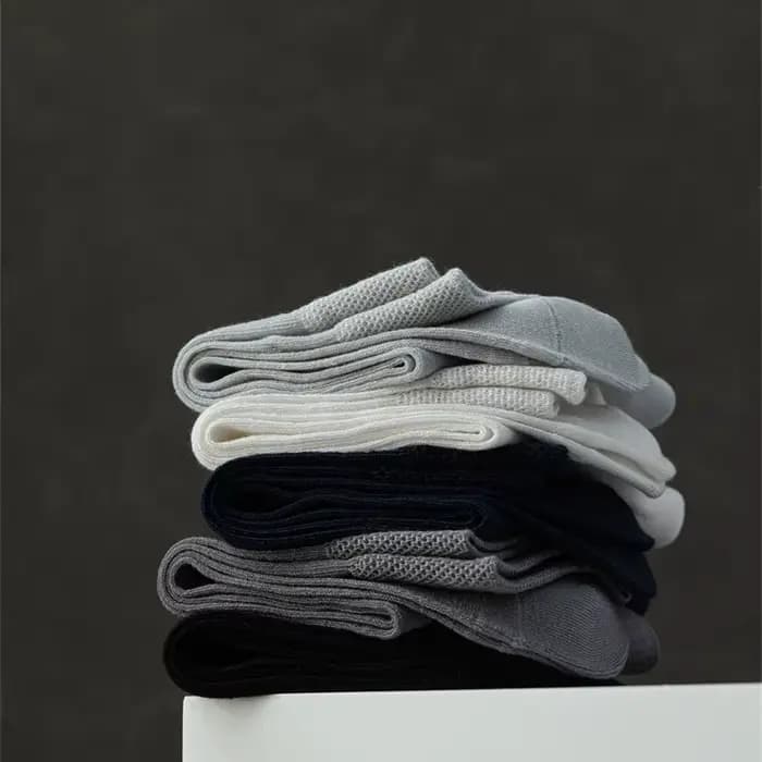 Chaussettes d'été fines et respirantes en soie de mûrier pour hommes