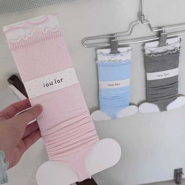 Chaussettes en soie pour femmes, élégantes, polyvalentes, simples, à la mode, côtelées, couvre-jambes, chaussettes fines et respirantes pour le printemps et l'été