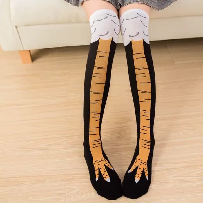 Pattes de poulet pieds chaussettes femmes