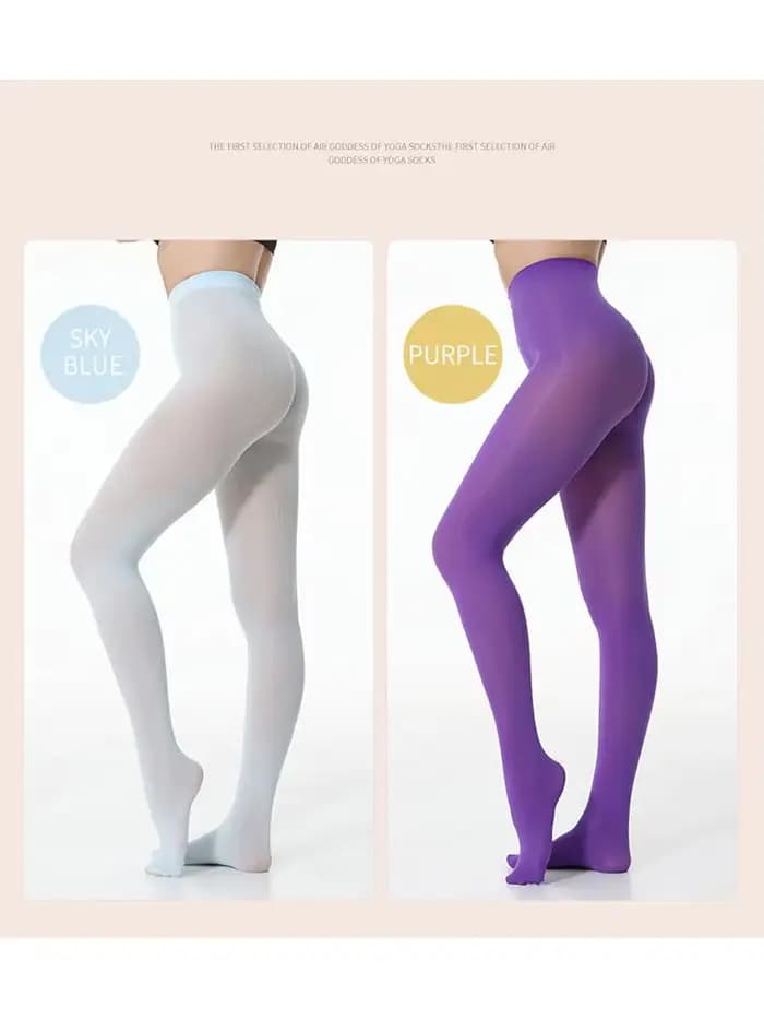 Collants blancs tricotés pour femmes