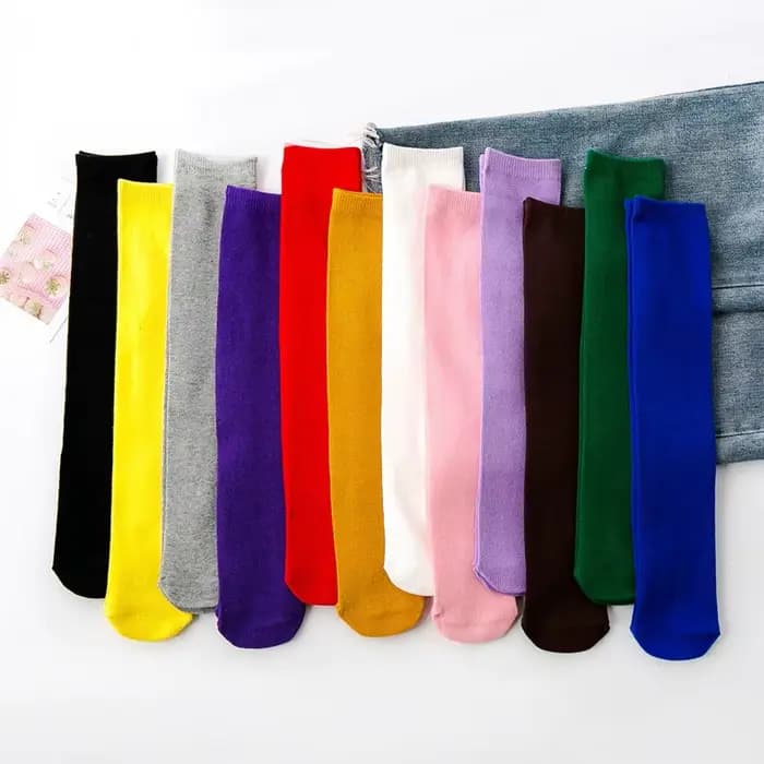 Chaussettes Hautes en Coton pour Enfant