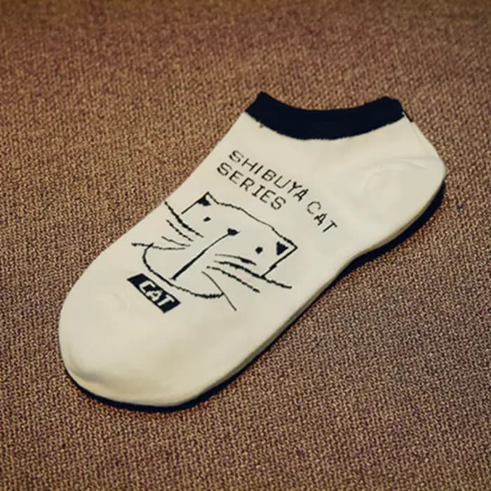 Chaussettes courtes fines en coton pour femmes