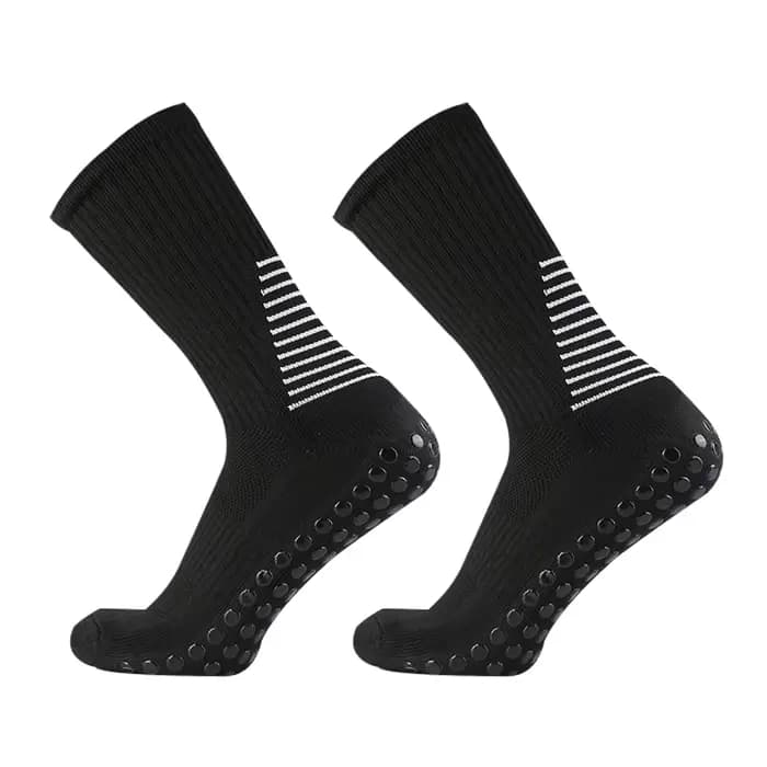 Chaussettes de football antidérapantes en silicone pour hommes et femmes