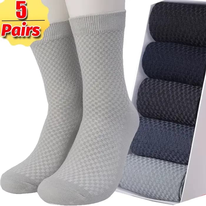 Chaussettes en Fibre de Bambou pour Homme