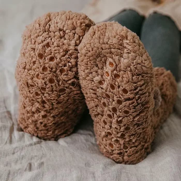 Chaussettes polaires brodées pour femmes