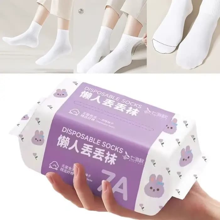 35-43 chaussettes jetables blanc noir gris Polyester bas jetable désodorisation Absorption de la sueur fournitures de voyage chaussettes