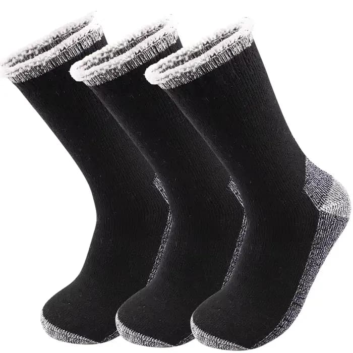 3 paires de chaussettes de sport de plein air épaisses de haute qualité pour hommes et femmes